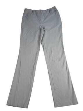 Lane Bryant Straight Leg Pants Beige Women's 16L Stretch Button & Zip Closure